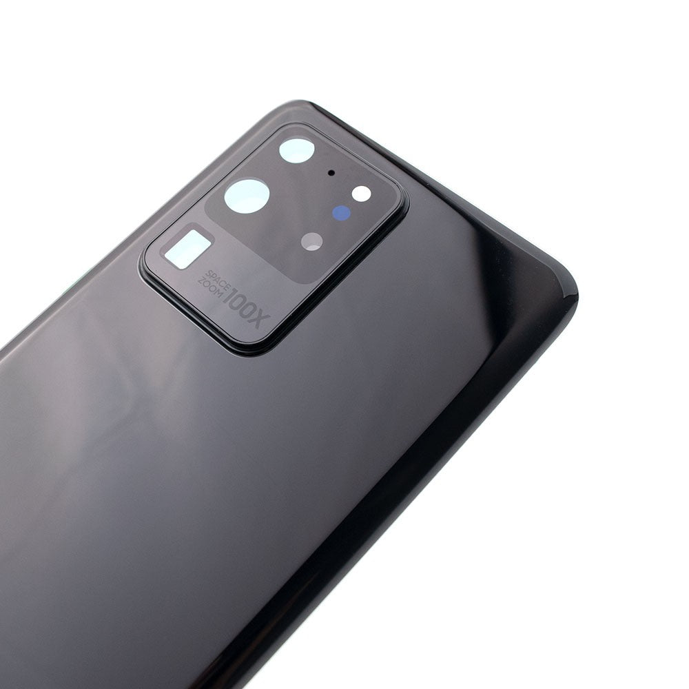 Red Rear Cover Glass For Samsung Galaxy S20 Ultra G988 (Improved Quality)-Cosmic Black Red Rear Cover Glass For Samsung Galaxy S20 Ultra G988 (Improved Quality)-Cosmic Black